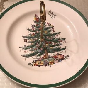 Spode 1 tier cake dish. Gently used, excellent condition. No box.